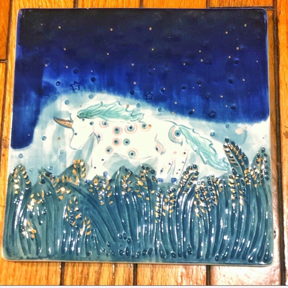 🦄Unicorn Hand Painted Tile-Paper Destiny-Papyrus